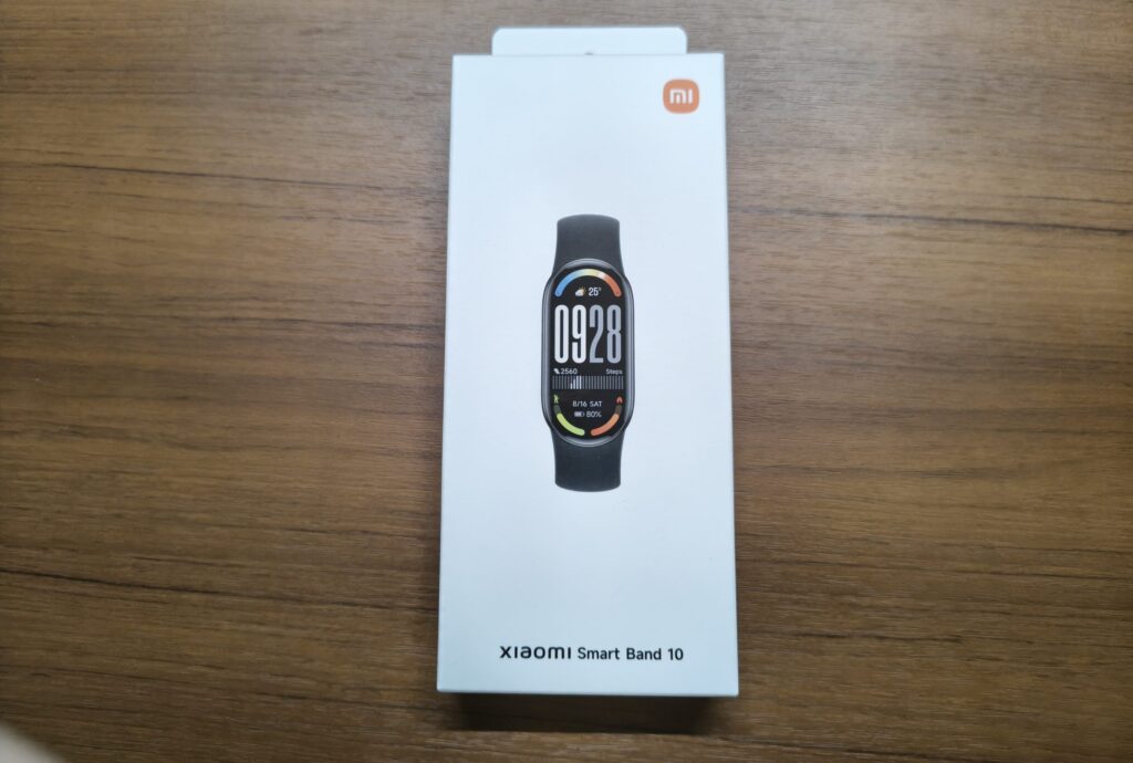 Xiaomi Smart Band 10のパッケージ